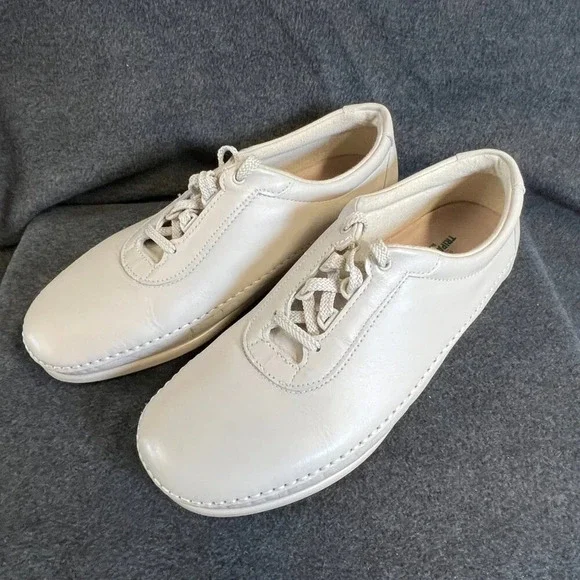 SAS womens shoes Traveler Athletic Lace Up 11W beige bone - Picture 2 of 6